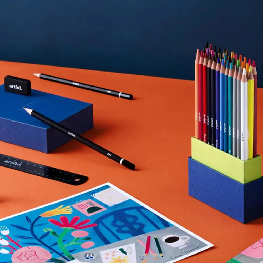 Artful: Art School in a Box – Colouring Pencil Edition